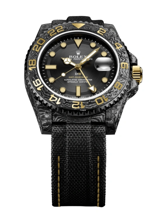 Designa Individual,Other 40mm,40mm,Carbon,Black,Automatic,Day,Dule Time,GMT,116713GDC01