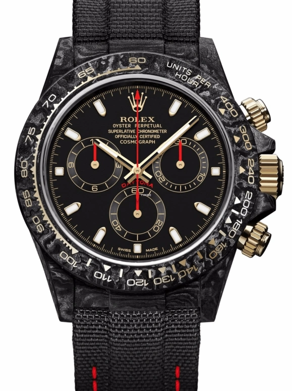 Designa Individual,Other 40mm,40mm,Carbon,Black,Automatic,Chronograph,Round,116503OGB01