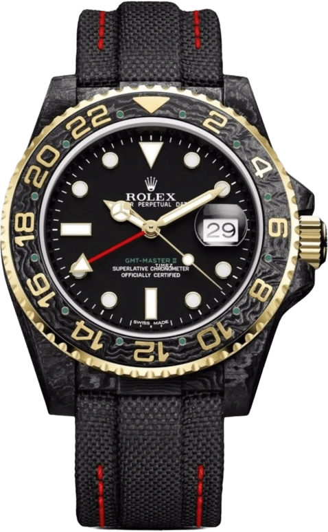 Designa Individual,Other 40mm,40mm,Carbon,Black,Automatic,Day,Dule Time,GMT,116713GS01