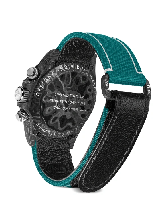 Designa Individual,Other 40mm,40mm,Carbon,Green,White,Automatic,Chronograph,Round,116500RTQ01