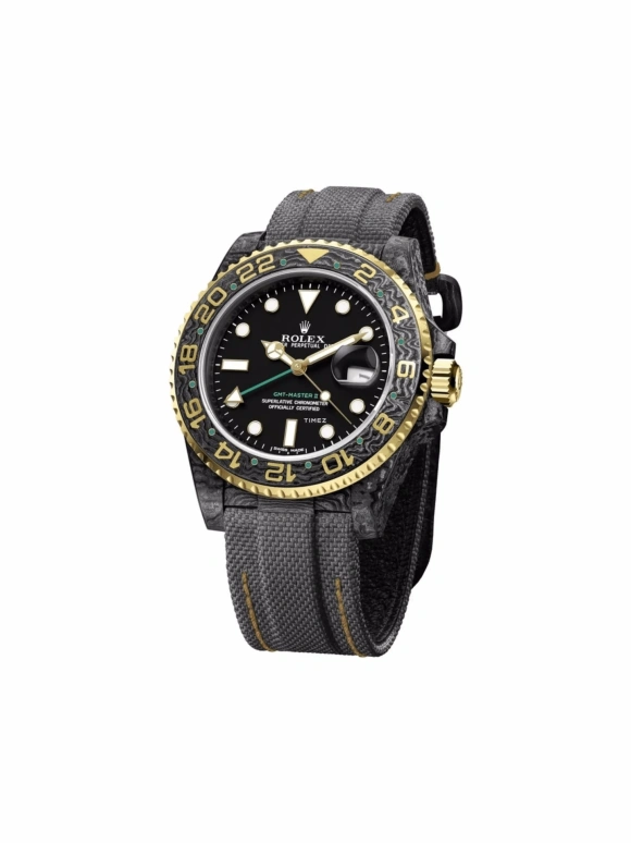 Designa Individual,Other 40mm,40mm,Carbon,Black,Automatic,Day,Dule Time,GMT,116713TTG01