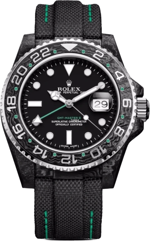 Designa Individual,Other 40mm,40mm,Carbon,Stainless Steel,Black,Automatic,Day,Dule Time,GMT,116710GA01