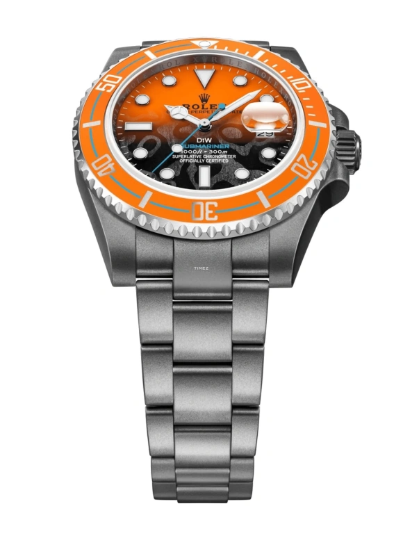Designa Individual,Other 41mm,41mm,Oystersteel,Gradient,Orange,Black,Automatic,Day,70hours,126610PRM01