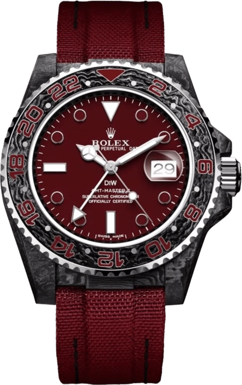 Designa Individual,Other 40mm,40mm,Carbon,Red,Automatic,Day,Dule Time,GMT,116710QP01