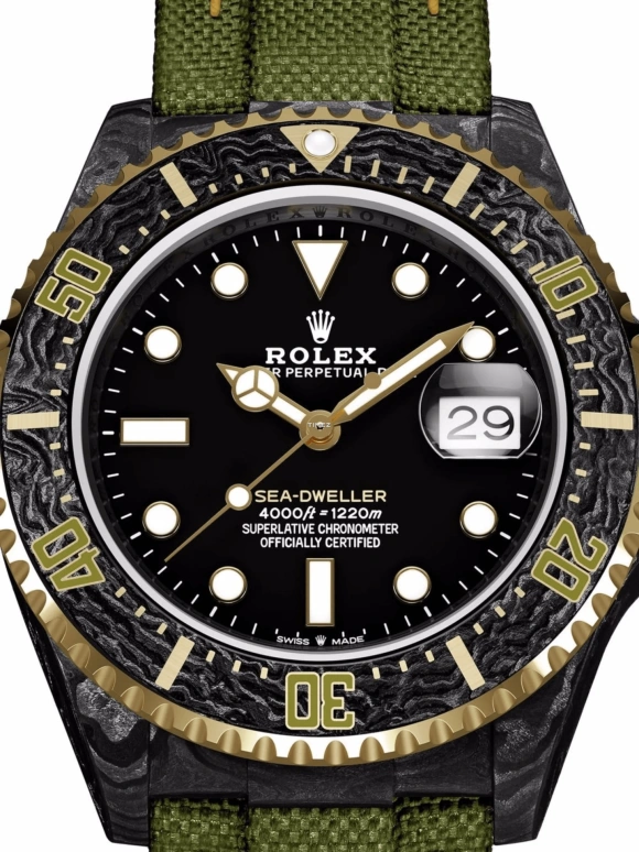 Designa Individual,Other 40mm,40mm,Carbon,Black,Automatic,Day,Round,126603CG01