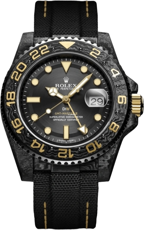 Designa Individual,Other 40mm,40mm,Carbon,Black,Automatic,Day,Dule Time,GMT,116713GDC01