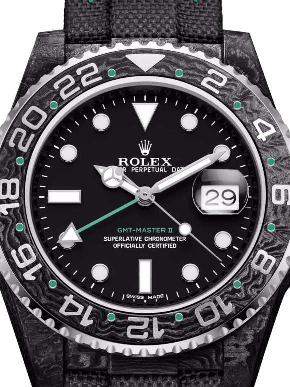 Designa Individual,Other 40mm,40mm,Carbon,Stainless Steel,Black,Automatic,Day,Dule Time,GMT,116710GA01
