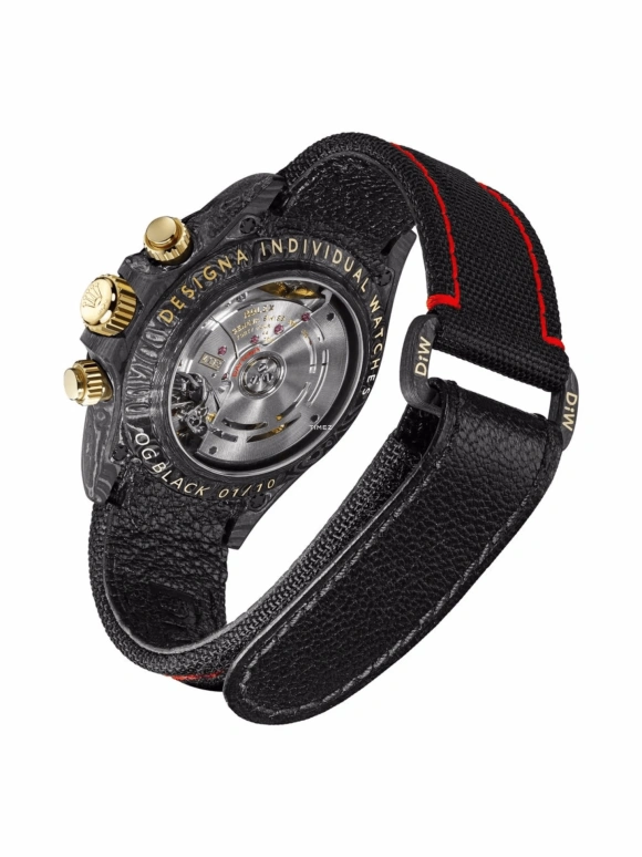 Designa Individual,Other 40mm,40mm,Carbon,Black,Automatic,Chronograph,Round,116503OGB01