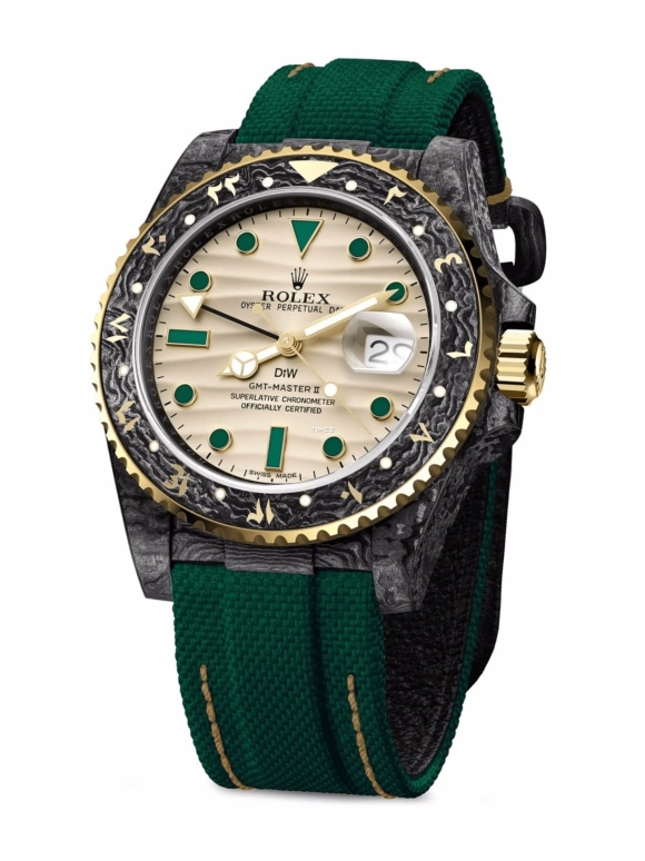 Designa Individual,Other 40mm,40mm,Carbon,Beige,Automatic,Day,Dule Time,GMT,116713OA01