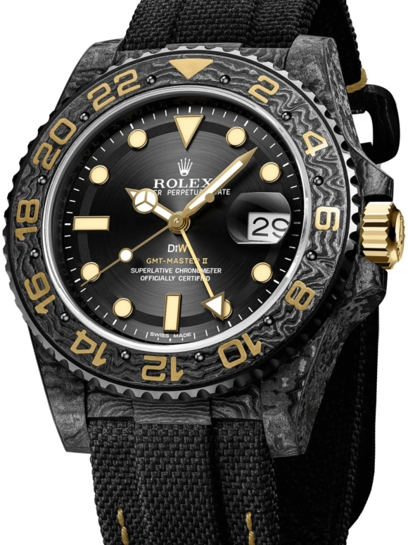Designa Individual,Other 40mm,40mm,Carbon,Black,Automatic,Day,Dule Time,GMT,116713GDC01