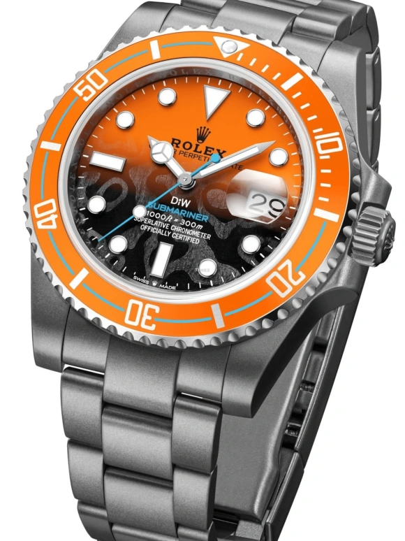 Designa Individual,Other 41mm,41mm,Oystersteel,Gradient,Orange,Black,Automatic,Day,70hours,126610PRM01