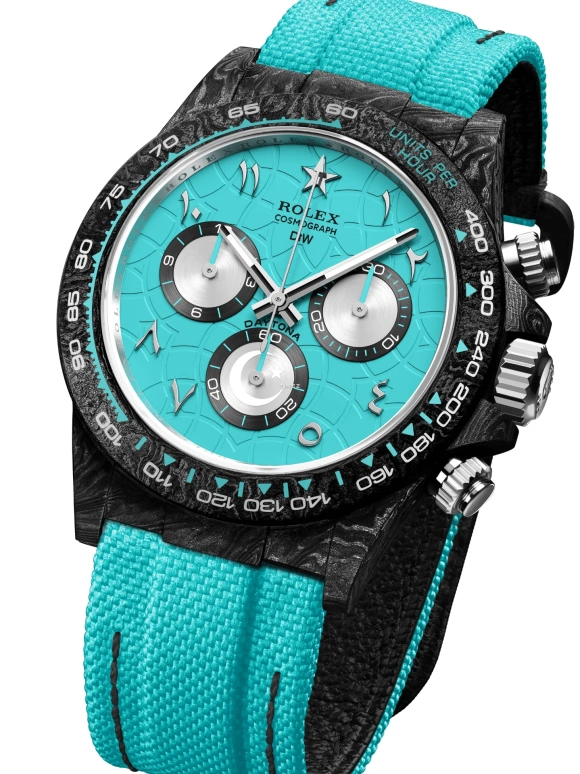 Designa Individual,Other 40mm,40mm,Carbon,Blue,Automatic,Chronograph,72hours,116500RCL01