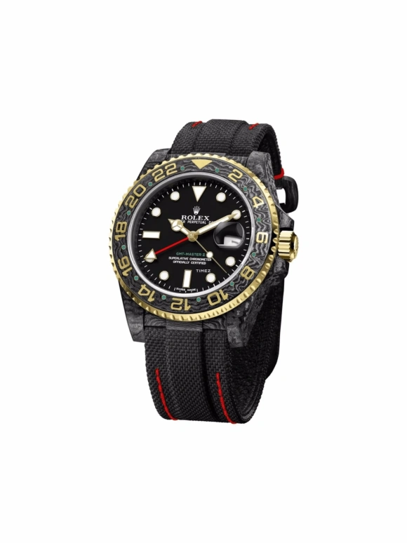 Designa Individual,Other 40mm,40mm,Carbon,Black,Automatic,Day,Dule Time,GMT,116713GS01