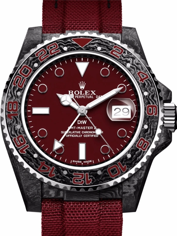Designa Individual,Other 40mm,40mm,Carbon,Red,Automatic,Day,Dule Time,GMT,116710QP01