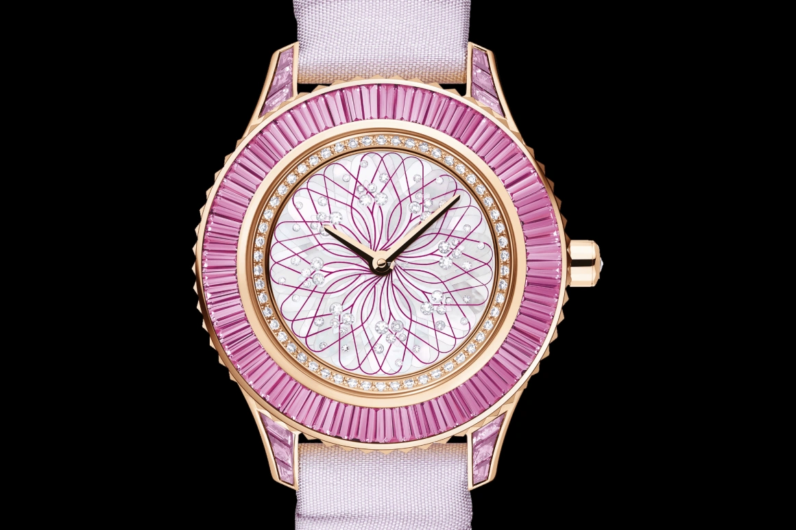 Dior,High Timepieces 33mm,33mm,Rose Gold,Purple,Automatic,Sapphire,Crystal Glass,Round,CD13357ZA002 0000