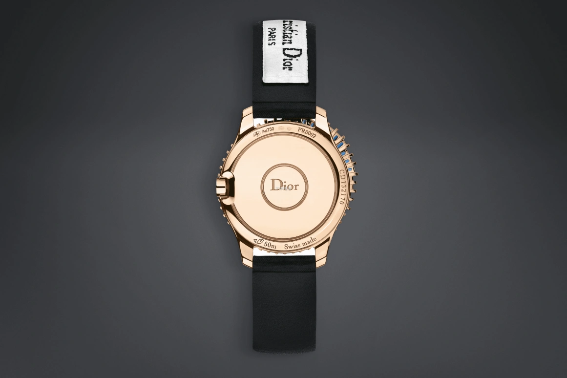 Dior,High Timepieces 28mm,28mm,Rose Gold,Blue,Quartz,Sapphire,Crystal Glass,CD132170A001 0000