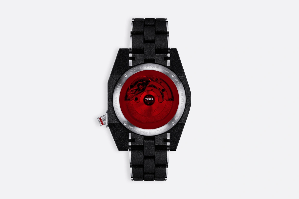 Dior,Other 39mm,39mm,Stainless Steel,Rubber,Black,Automatic,Day,Sapphire,Crystal Glass,CD084540R001 0000