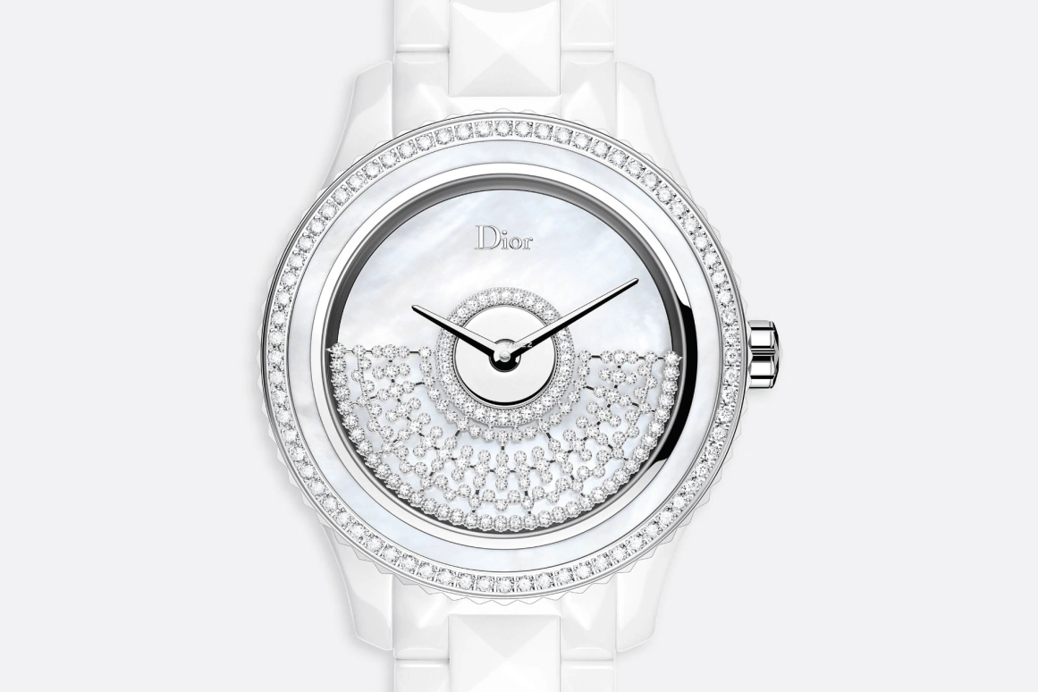 Dior,Other 38mm,38mm,Ceramic,White,Automatic,Sapphire,Crystal Glass,Round,CD124BE4C001 0000