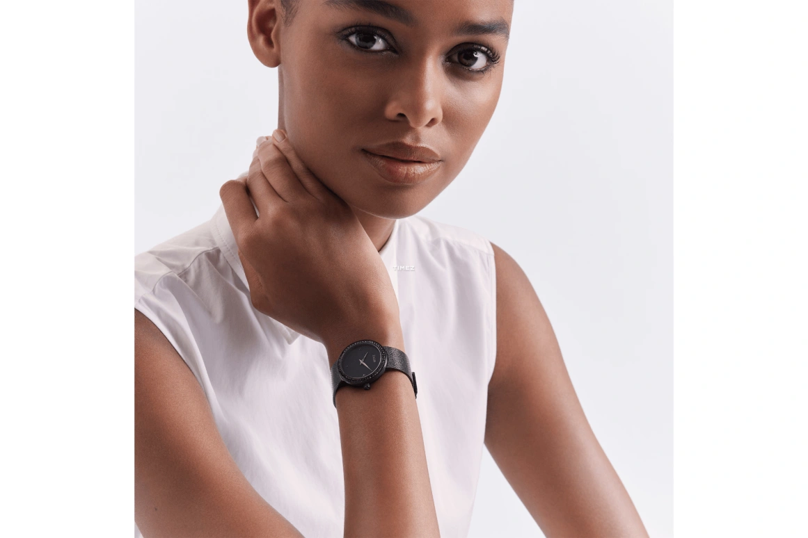 Dior,La D de Dior 34mm,34mm,Stainless Steel,Black,Quartz,Sapphire,Crystal Glass,Round,CD04311X1207
