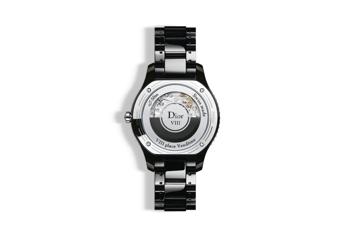 Dior,Other 33mm,33mm,Stainless Steel,Ceramic,Black,Automatic,Sapphire,Round,CD1235E1C001 0000