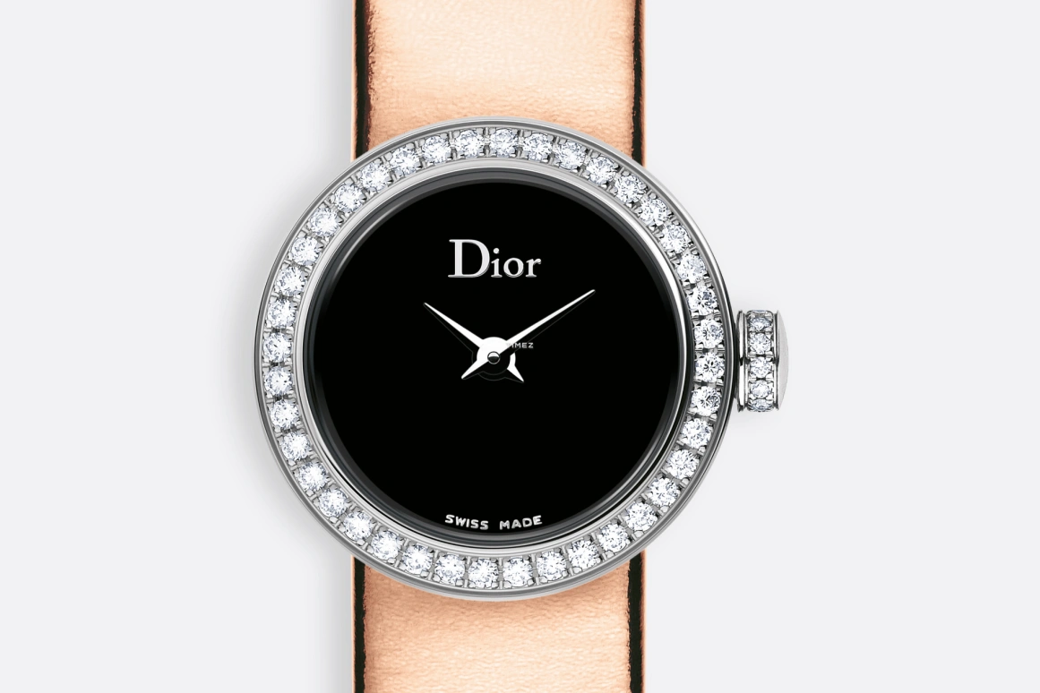 Dior,La mini D de Dior 19mm,19mm,Stainless Steel,Black,Quartz,Sapphire,Round,CD040110A015 0000
