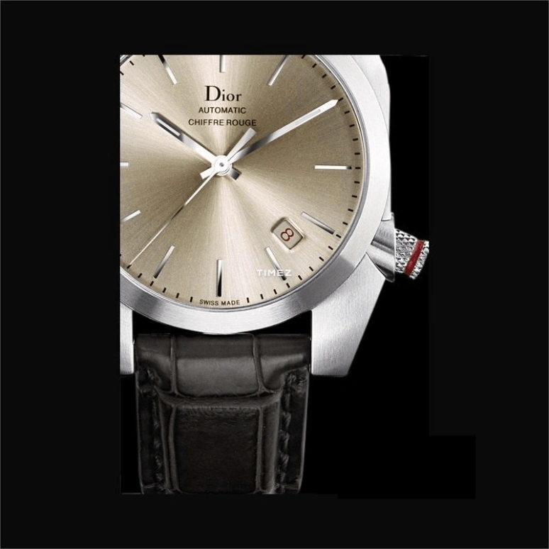 Dior,Other 36mm,36mm,Stainless Steel,Sand,Automatic,Day,Sapphire,Crystal Glass,CD084510A002