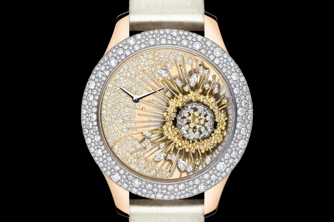 Dior,High Timepieces 0mm,0mm,Rose Gold,Beige,Quartz,Sapphire,Crystal Glass,Round,CD13411ZA001 0000