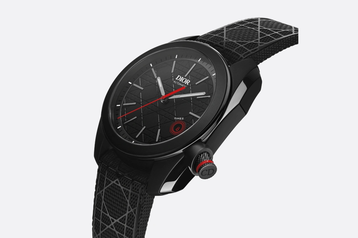 Dior,Chiffre Rouge 38mm,38mm,Stainless Steel,Black,Automatic,Day,Sapphire,Crystal Glass,CD08351X1342 0000