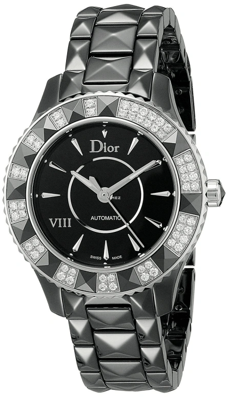 Dior,Other 33mm,33mm,Ceramic,Black,Automatic,Sapphire,Crystal Glass,Round,CD1235E0C001