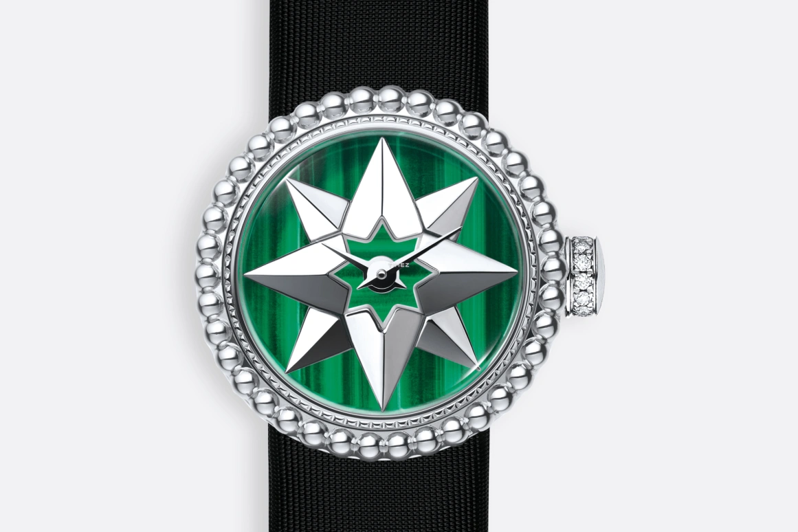 Dior,La D de Dior 19mm,19mm,Stainless Steel,Green,Quartz,Sapphire,Round,CD040112A003 0000