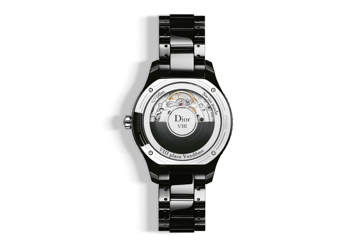 Dior,Other 38mm,38mm,Ceramic,Black,Automatic,Sapphire,Crystal Glass,Round,CD1245E0C001 0000