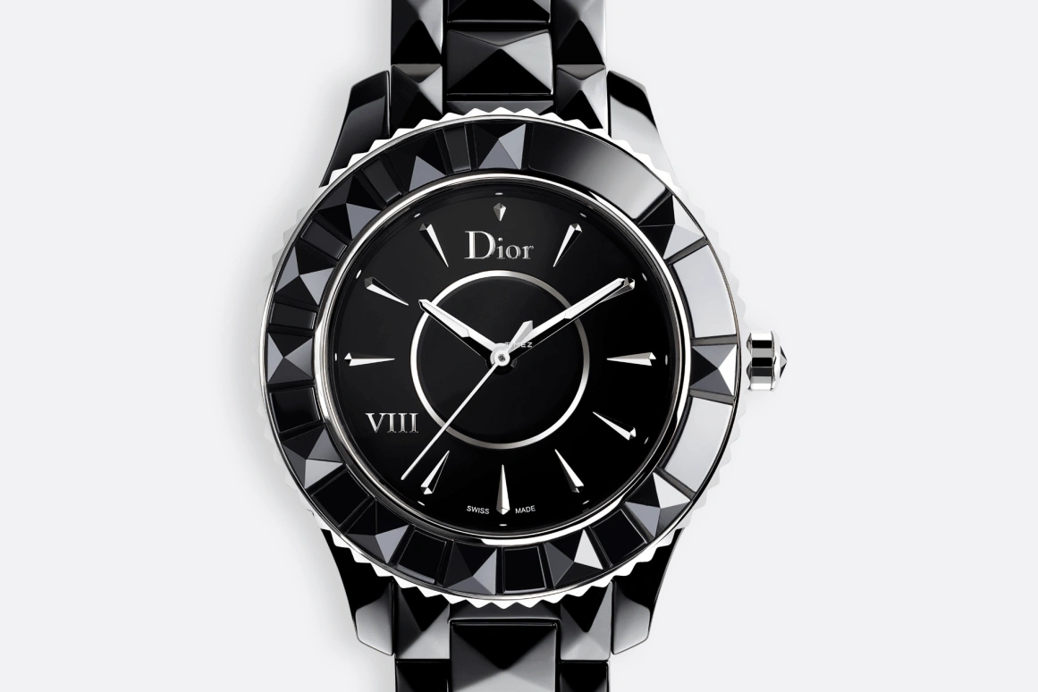 Dior,Other 33mm,33mm,Stainless Steel,Ceramic,Black,Quartz,Sapphire,Round,CD1231E0C001 0000