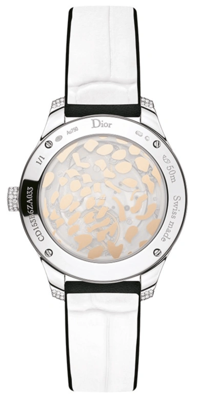 Dior,Dior Grand Bal 36mm,36mm,White Gold,Multi-Color,Automatic,Sapphire,Round,CD153B6ZA033