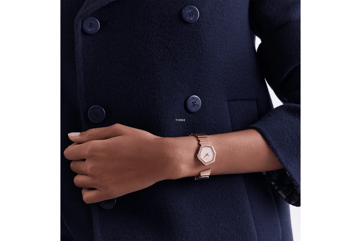 Dior,GEM DIOR 27mm,27mm,Rose Gold,Pink,Quartz,Sapphire,Crystal Glass,Other,CD18117X1177