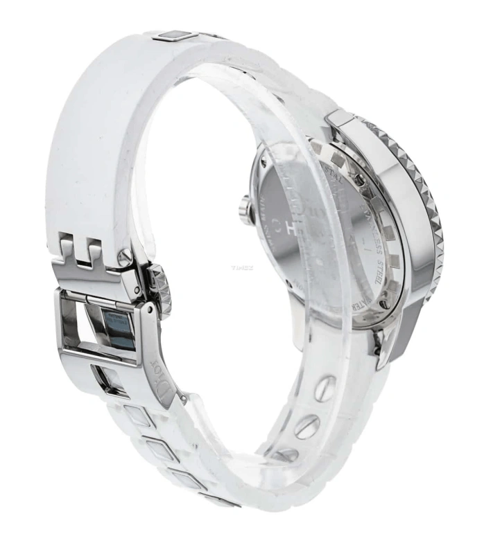 Dior,Other 33mm,33mm,Stainless Steel,White,Quartz,Day,Sapphire,Crystal Glass,CD113112R001