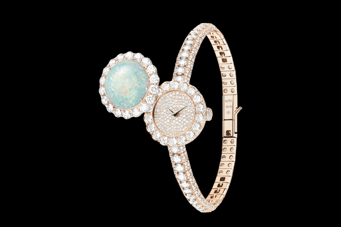 Dior,High Timepieces 21mm,21mm,Rose Gold,Ice Blue,Quartz,Sapphire,Crystal Glass,Round,CD040176M001 0000