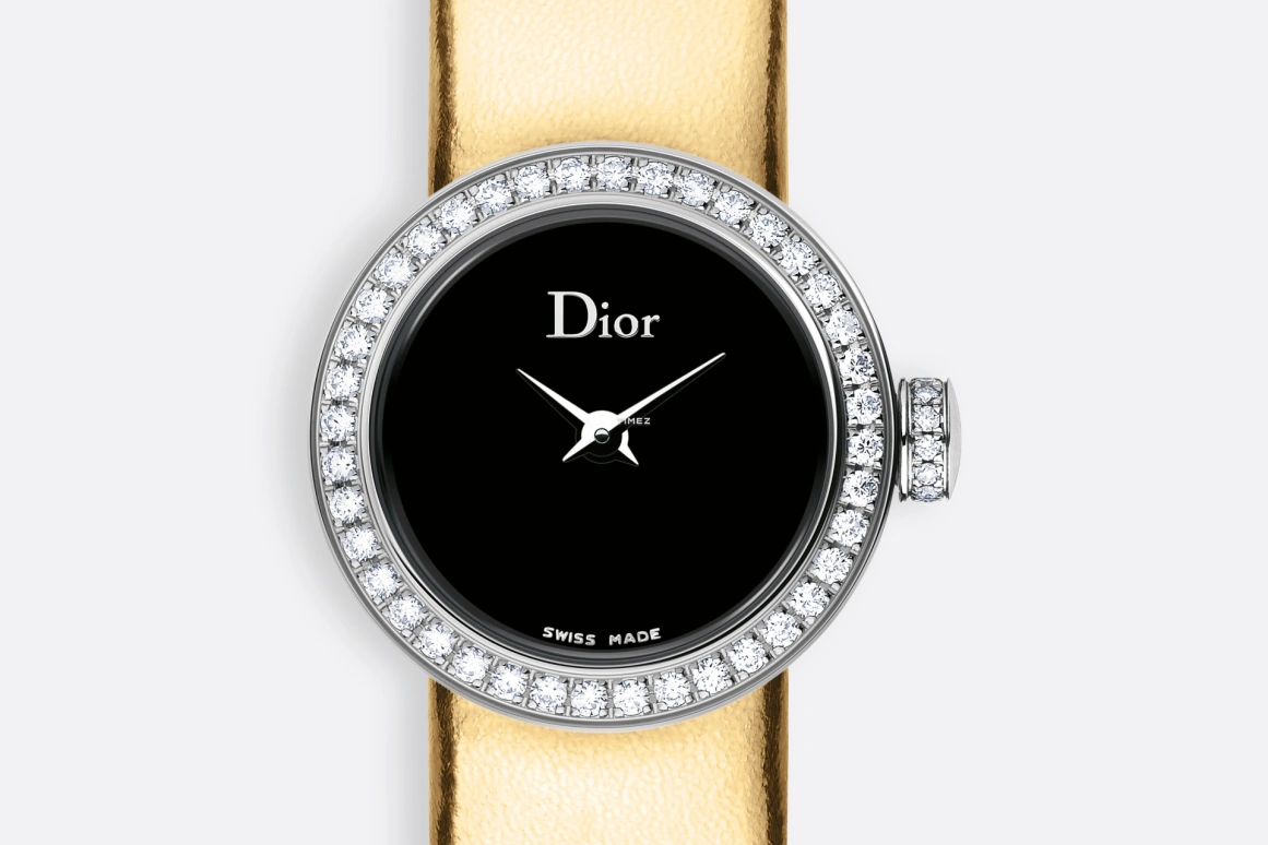 Dior,La mini D de Dior 19mm,19mm,Stainless Steel,Black,Quartz,Sapphire,Round,CD040110A013 0000
