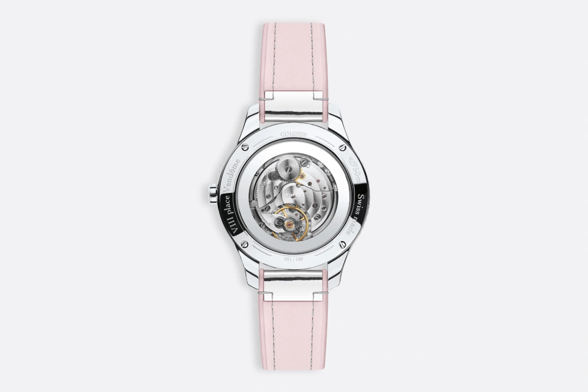 Dior,Dior Grand Bal 36mm,36mm,Stainless Steel,Gradient,Pink Red,Gold,Automatic,Sapphire,Round,CD153B20A001 0000