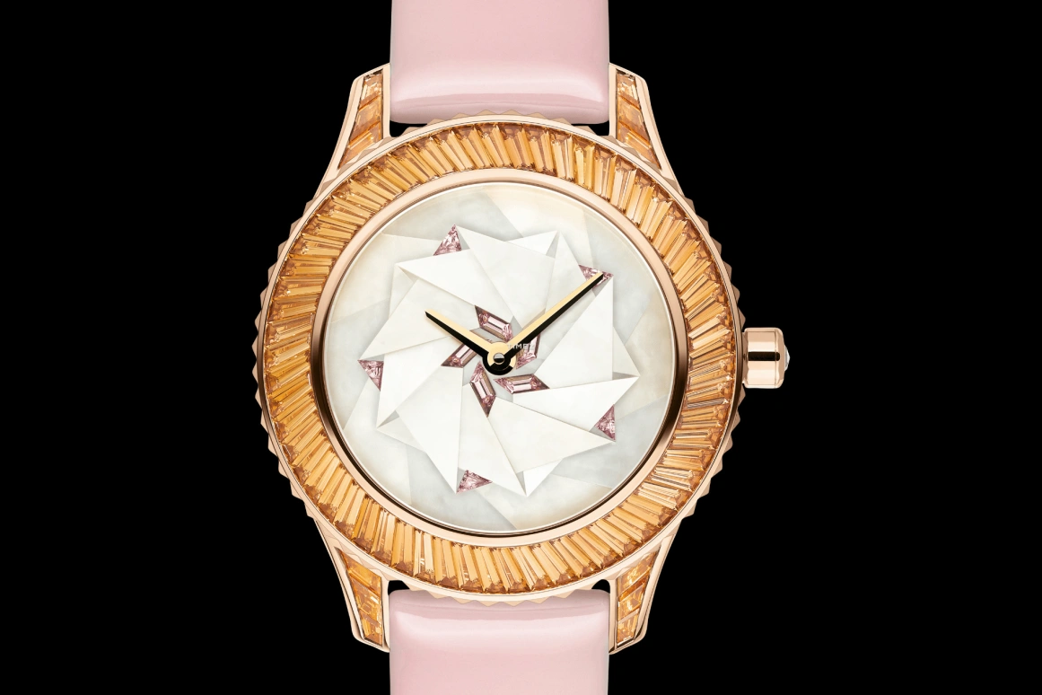Dior,High Timepieces 33mm,33mm,Rose Gold,White,Automatic,Sapphire,Crystal Glass,Round,CD13357ZA003 0000
