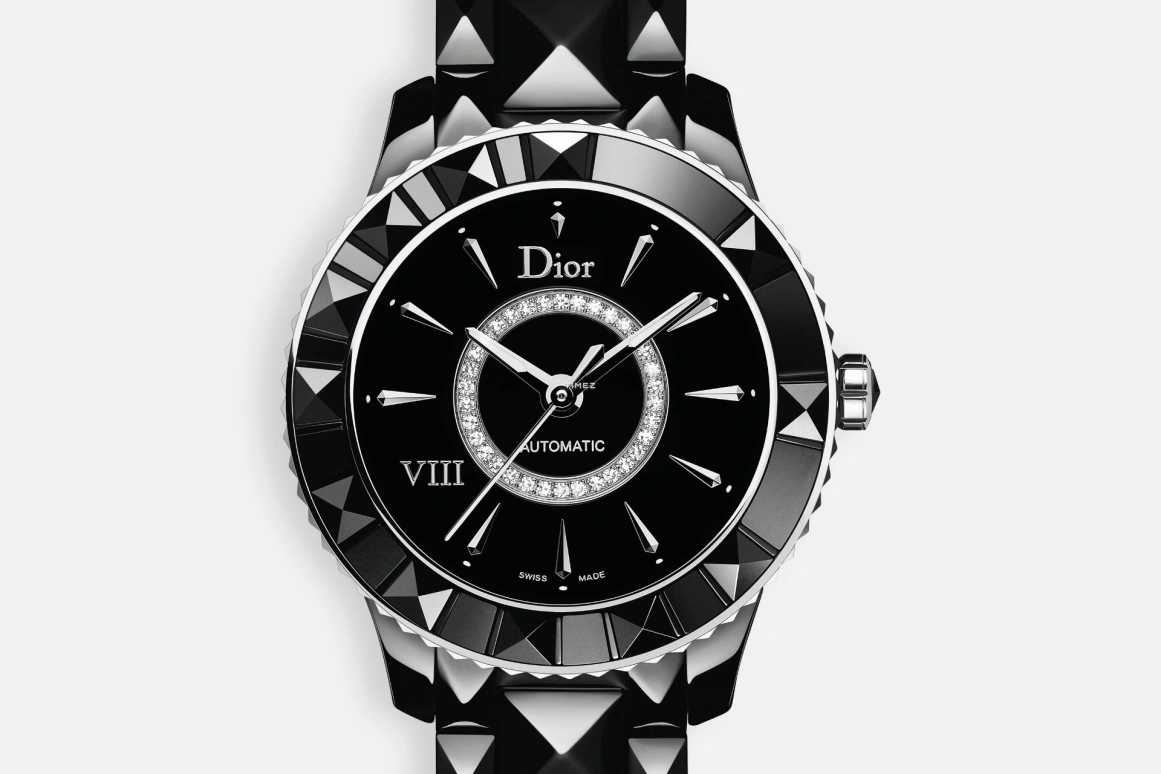 Dior,Other 38mm,38mm,Stainless Steel,Ceramic,Black,Automatic,Sapphire,Round,CD1245E0C002 0000