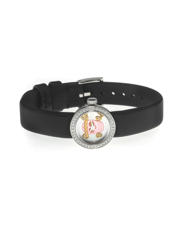 Dior,La mini D de Dior 19mm,19mm,Stainless Steel,White,Quartz,Sapphire,Crystal Glass,Round,CD040110A030