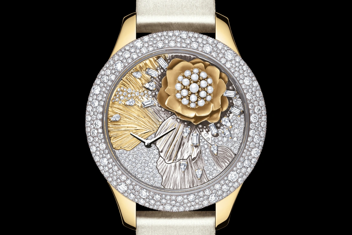 Dior,High Timepieces 0mm,0mm,Yellow Gold,Silver,Quartz,Sapphire,Crystal Glass,Round,CD13411ZA003 0000