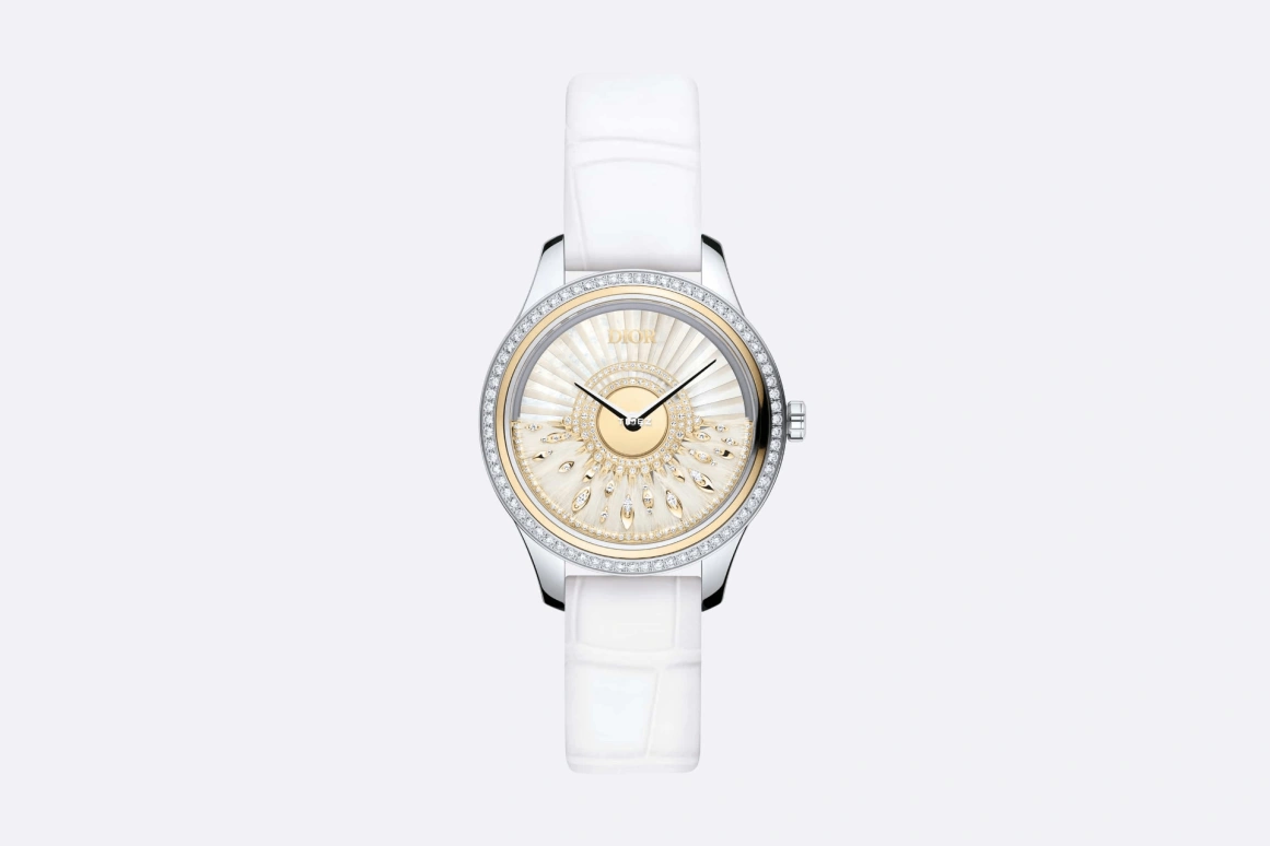 Dior,Dior Grand Bal 36mm,36mm,Stainless Steel,Silver White,Automatic,Sapphire,Crystal Glass,Round,CD153B2X1011