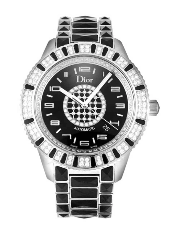 Dior,Other 42mm,42mm,Stainless Steel,Black,Automatic,Day,Sapphire,Crystal Glass,CD115511M001