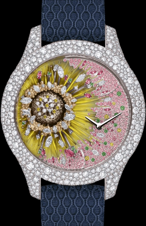 Dior,High Timepieces 36mm,36mm,White Gold,Pink,Yellow,Quartz,Sapphire,Round,CD13416X1002