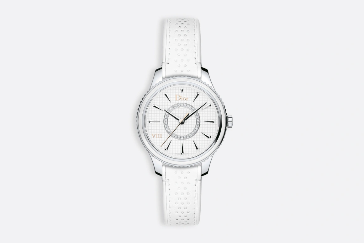 Dior,Other 32mm,32mm,Stainless Steel,Stainless Steel,Pearl,Silver White,Quartz,Sapphire,Round,CD152110A005 0000