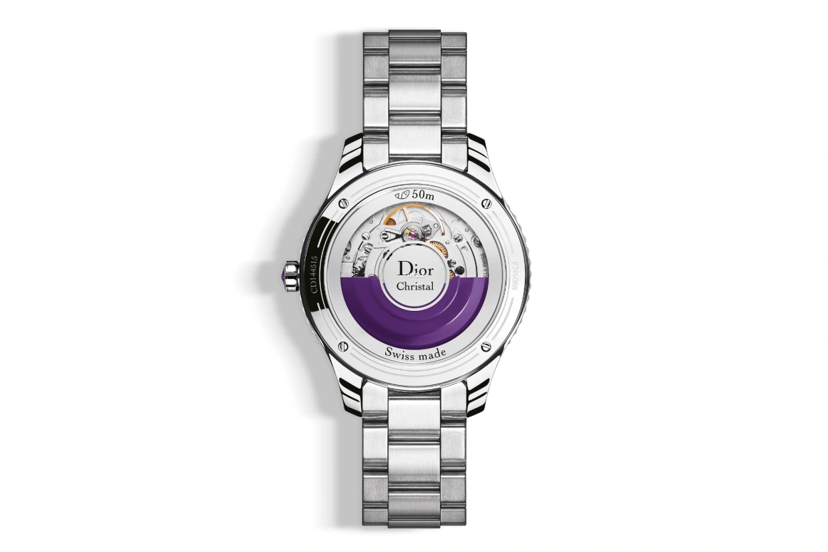 Dior,Other 38mm,38mm,Stainless Steel,Purple,Automatic,Sapphire,Round,CD144515M001 0000