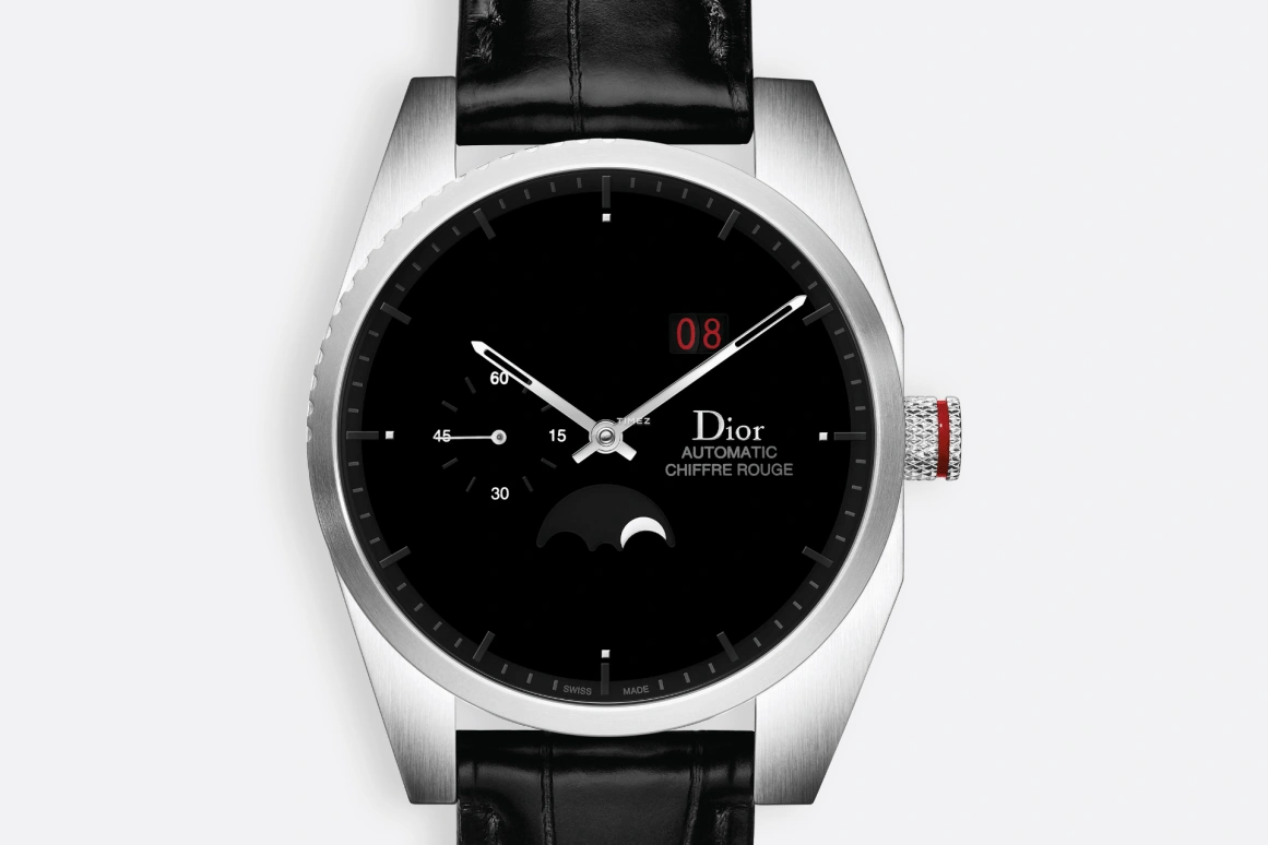 Dior,Other 38mm,38mm,Stainless Steel,Black,Automatic,Moonphase,Day,CD084C11A001 0000