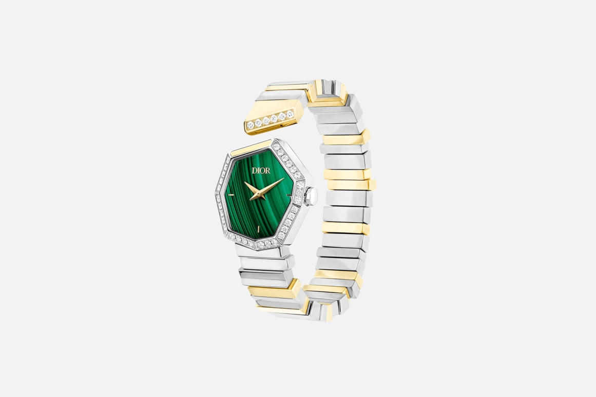 Dior,GEM DIOR 27mm,27mm,Stainless Steel,Green,Quartz,Sapphire,Crystal Glass,Other,CD18112X1184