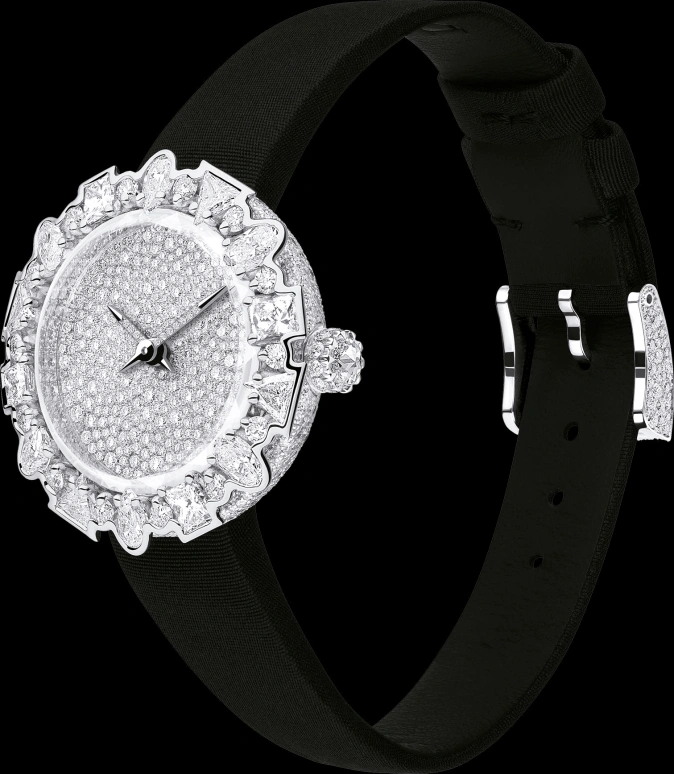 Dior,High Timepieces 27mm,27mm,White Gold,Silver,Quartz,Sapphire,Crystal Glass,Round,CD04116X1001